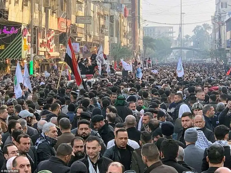 corteo funebre per qassem soleimani 3