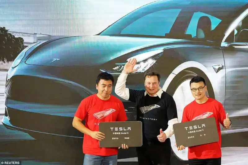 elon musk – lancio delle tesla made in china