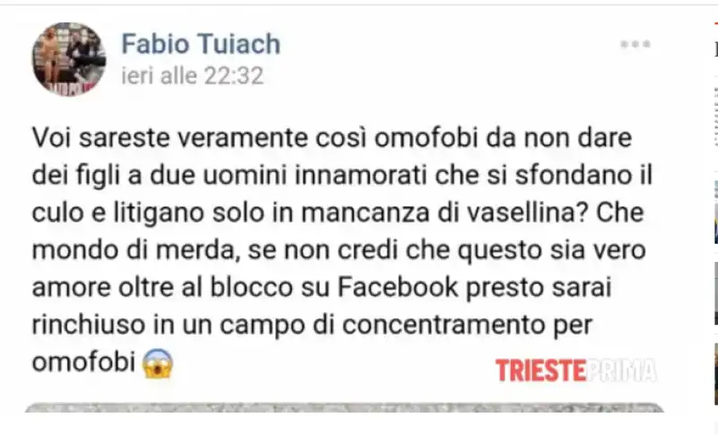 fabio tuiach post