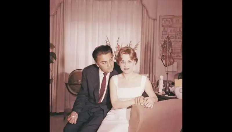 federico fellini e giulietta masina