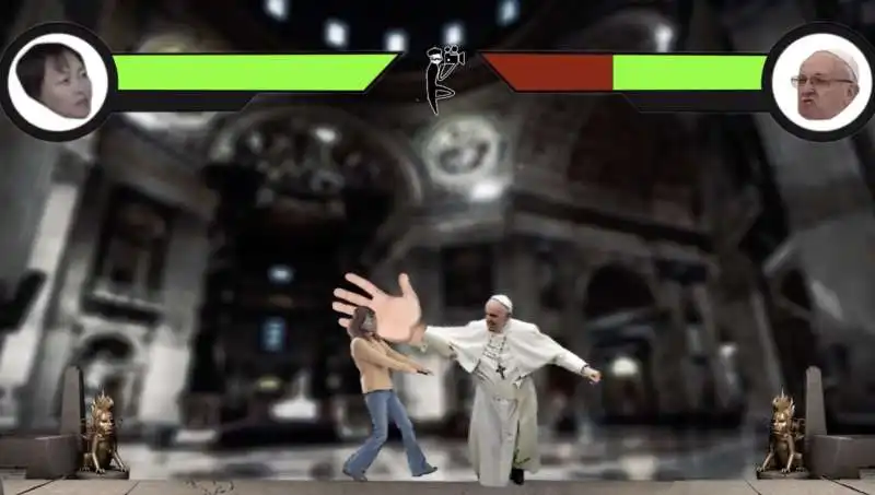 fighting pope, il videogioco sullo schiaffo di bergoglio alla fedele 2