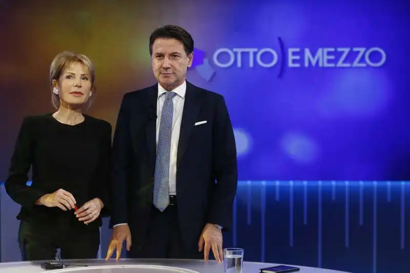 giuseppe conte ospite della gruber a otto e mezzo 26