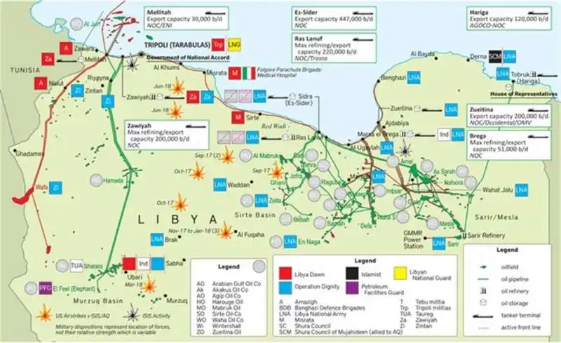 gli affari di eni e total in libia