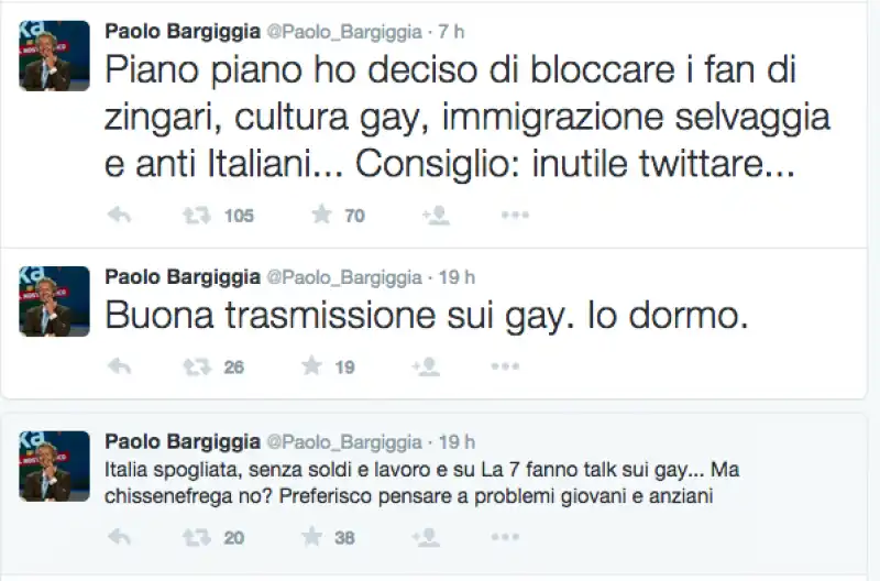 I POST DI PAOLO BARGIGGIA 