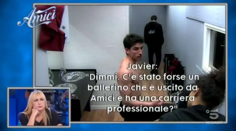 il ballerino javier sbrocca ad 'amici' 13