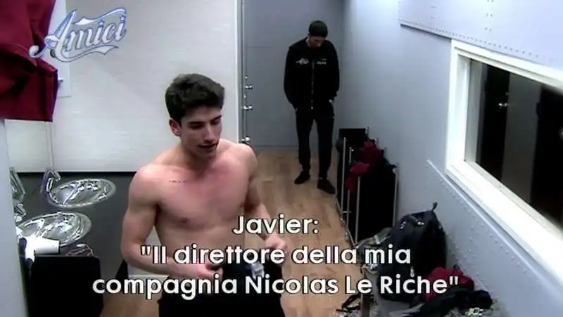 il ballerino javier sbrocca ad 'amici' 6