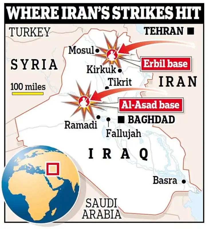 l'iran attacca le basi usa in iraq 7