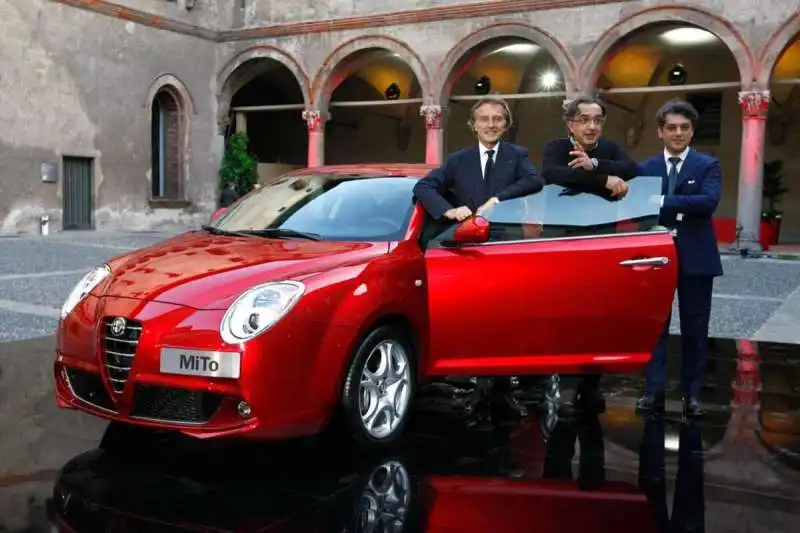 luca cordero di montezemolo sergio marchionne e luca de meo