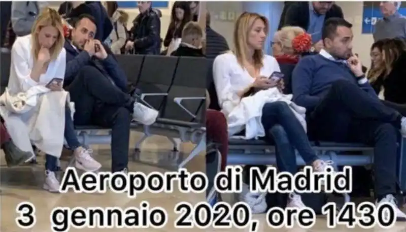 luigi di maio a madrid con virginia saba 1