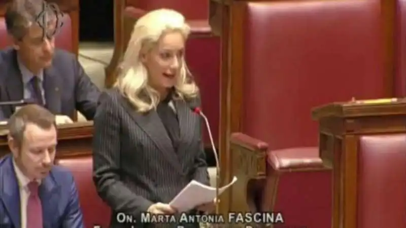 marta antonia fascina alla camera