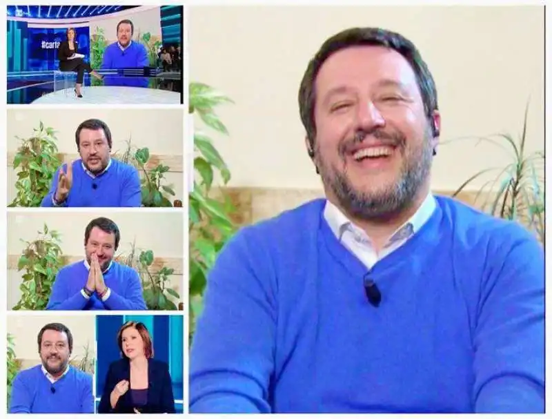 MATTEO SALVINI BERLINGUER CARTABIANCA