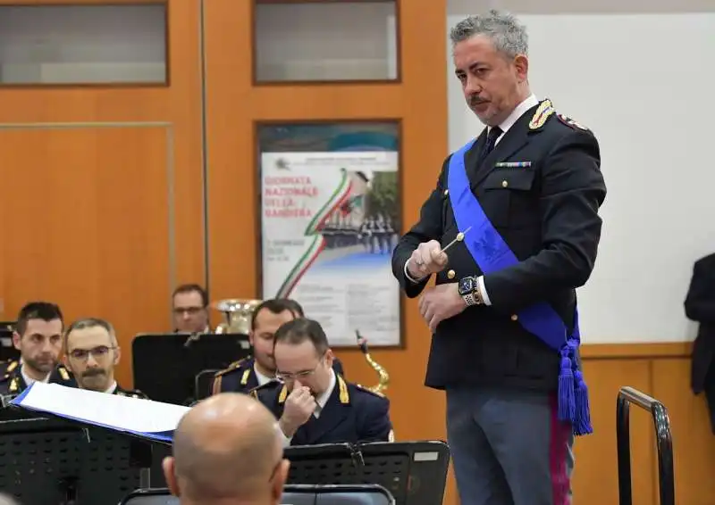 maurizio billi direttore della banda musicale della polizia di stato  foto di bacco