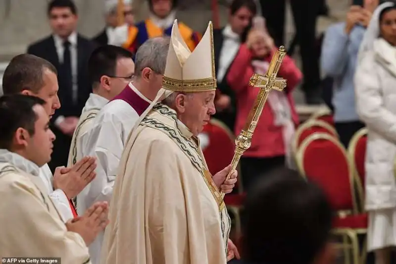 Papa Francesco festeggia il capodanno in piazza San Pietro