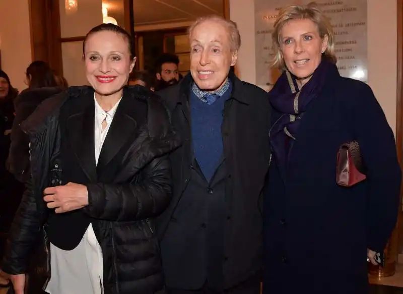 vesna mandic  renato balestra e la figlia fabiana  foto di bacco