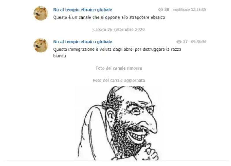 dal canale telegram antisemita