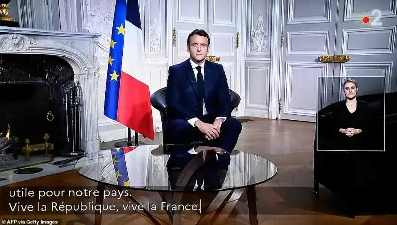 discorso di fine anno di emmanuel macron   