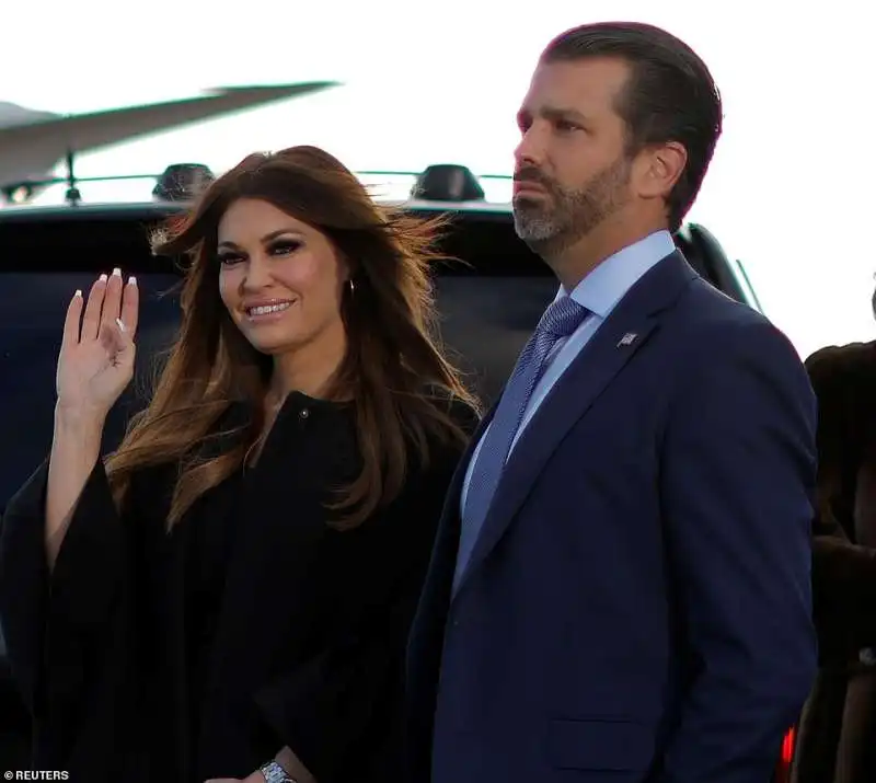 donald trump jr  e la fidanzata kimberly guilfoyle