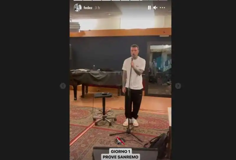 fedez spoilera la canzone di sanremo su instagram 2