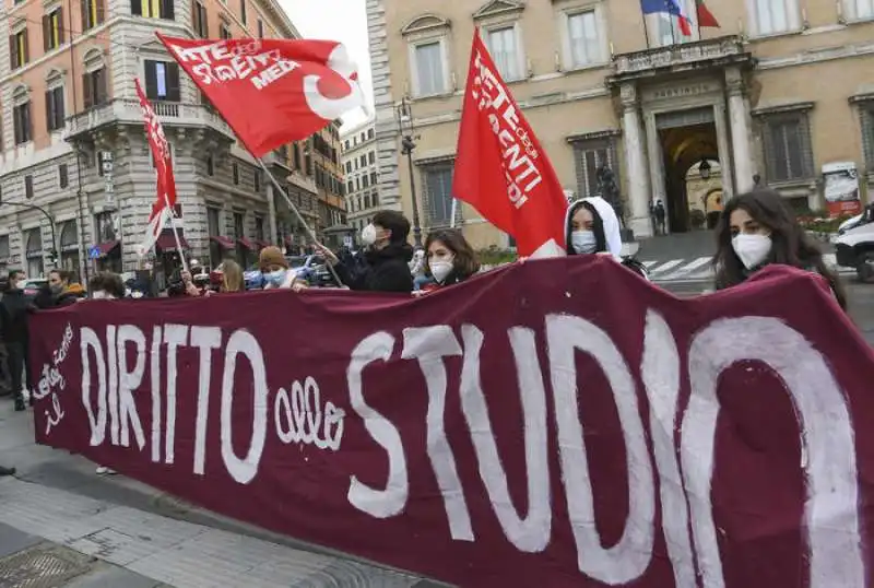 GLI STUDENTI CHIEDONO LA RIAPERTURA DELLE SCUOLE  