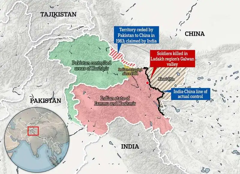 himalaya   confine conteso tra india e cina