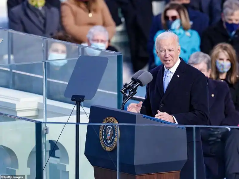 IL DISCORSO DI JOE BIDEN DOPO IL GIURAMENTO  1