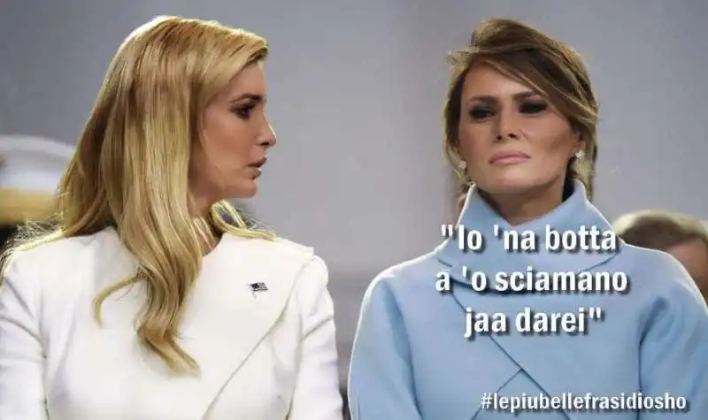 ivanka e melania trump by osho