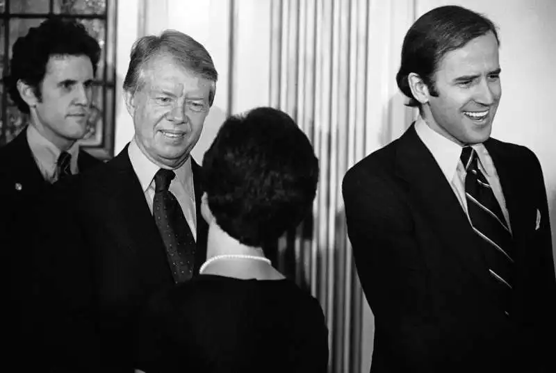 joe biden con jimmy carter nel 1978