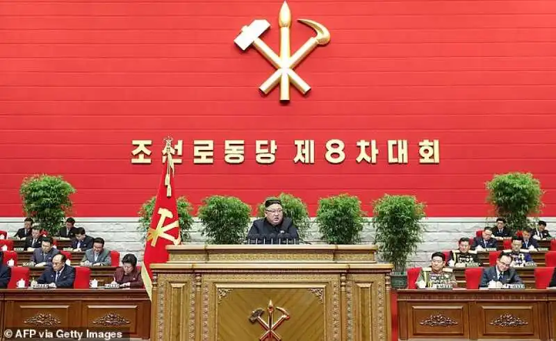 kim jong un al congresso del partito comunista 