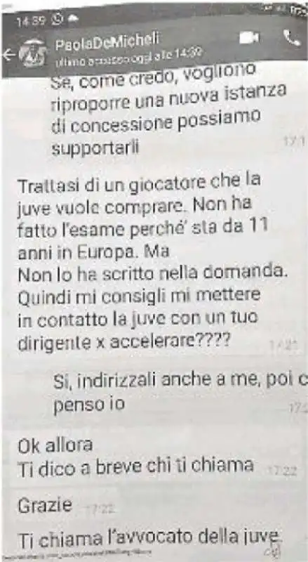 LA CHAT TRA PAOLA DE MICHELI E IL CAPO DI GABINETTO FRATTASI SUL CASO SUAREZ