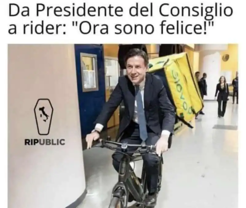 LE DIMISSIONI DI GIUSEPPE CONTE -  MEME