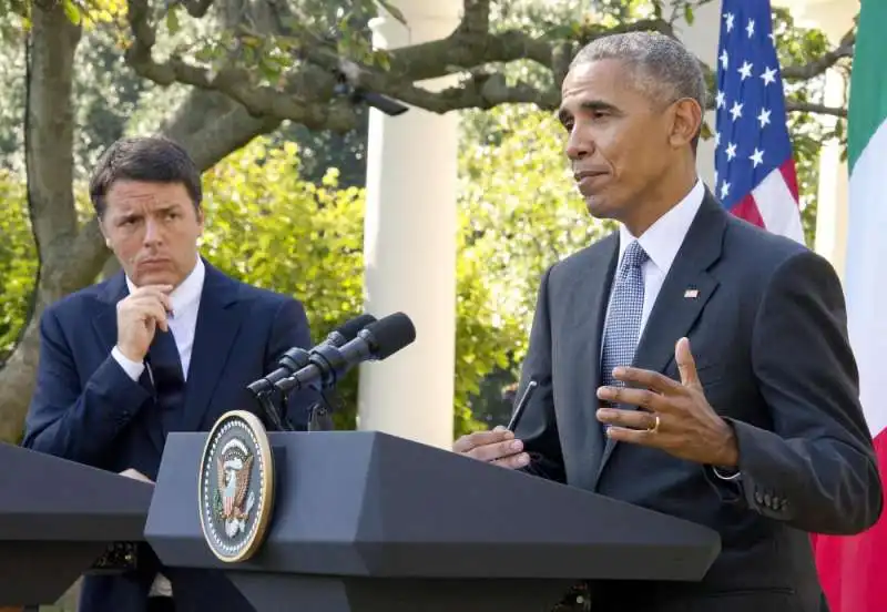 matteo renzi barack obama 