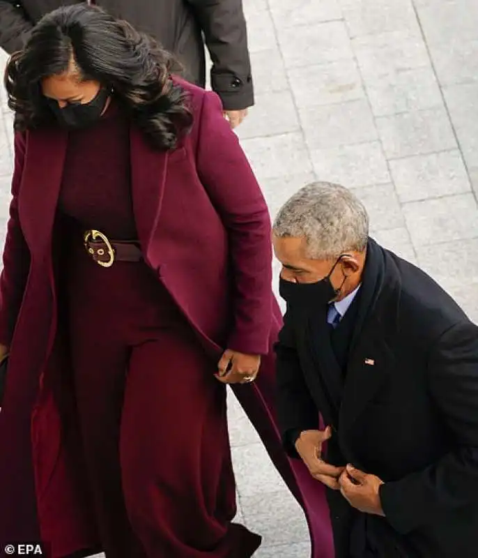 michelle e barack obama all inaugurazione di biden 