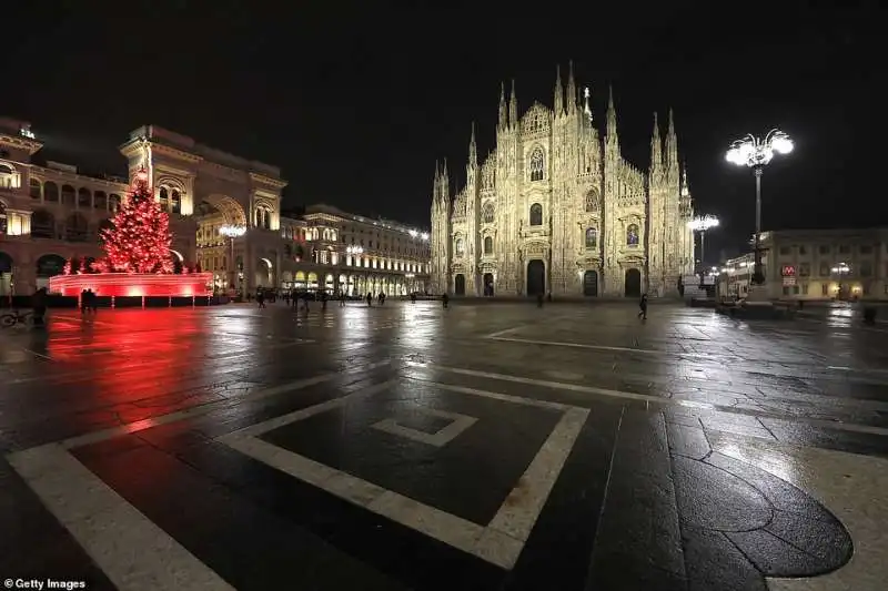 milano deserta per capodanno 