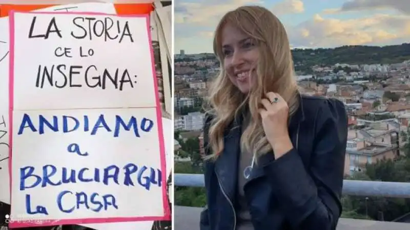 minacce a giorgia latini