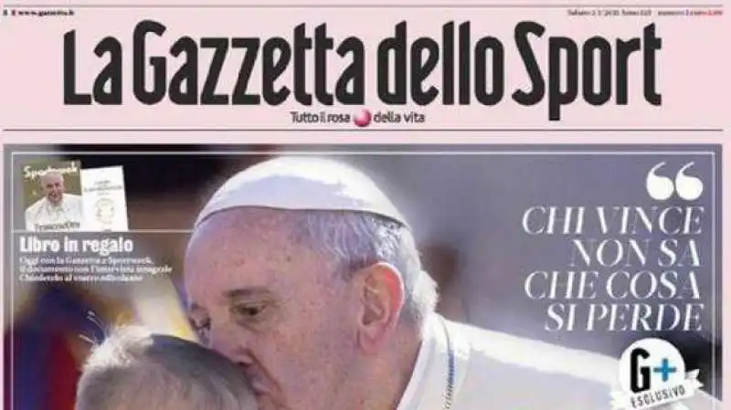 PAPA FRANCESCO GAZZETTA