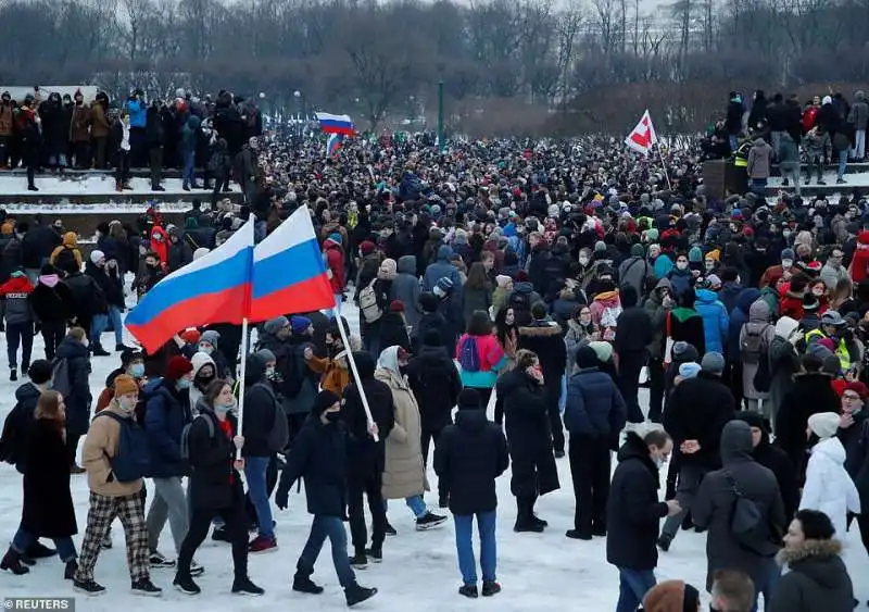 proteste per la liberazione di navalny 48