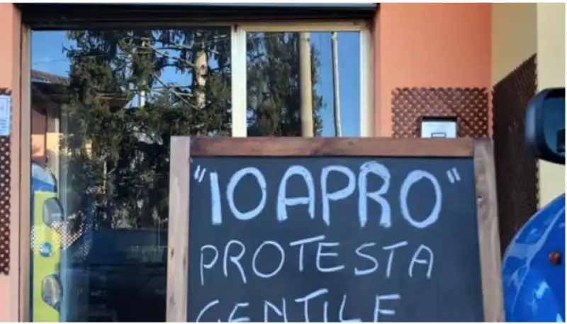 ristoratori protesta