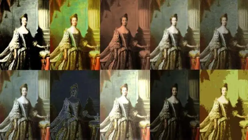 studi sul ritratto della regina carlotta di allan ramsay 