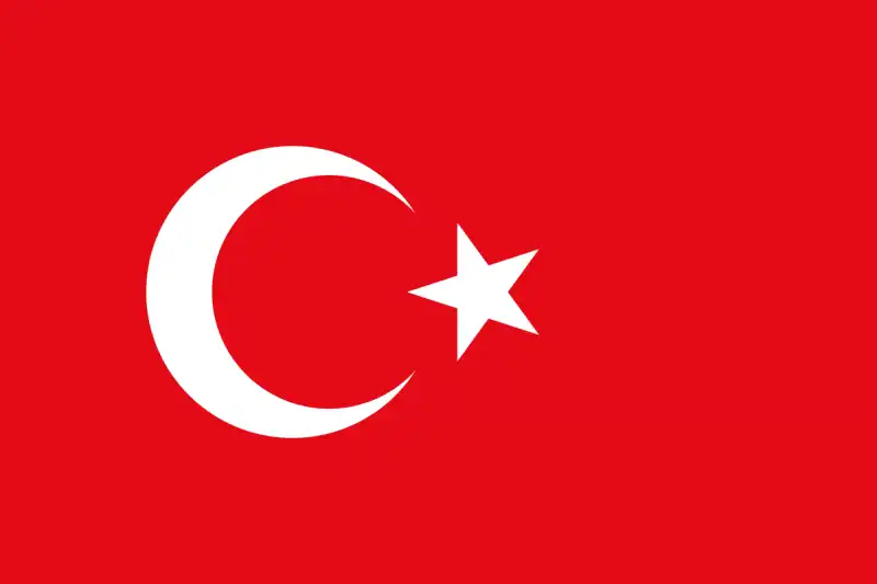 bandiera della turchia