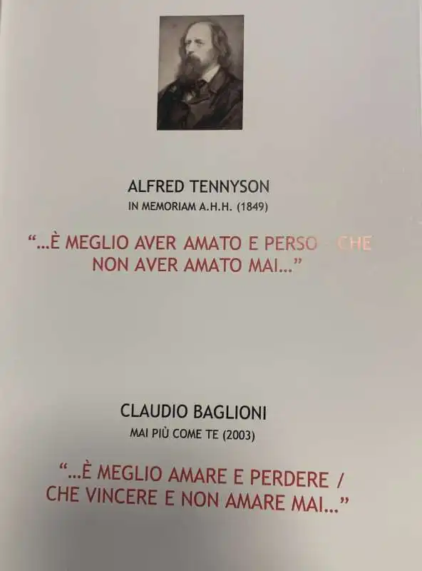 claudio baglioni copia alfred tennyson   da tutti poeti con claudio