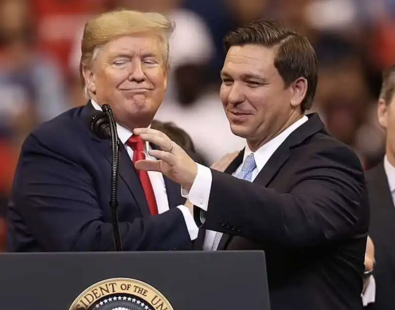 donald trump ron desantis    