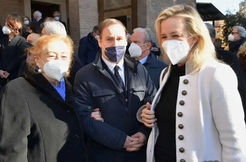 elettra marconi col figlio guglielmo e alessandra necci  foto di bacco