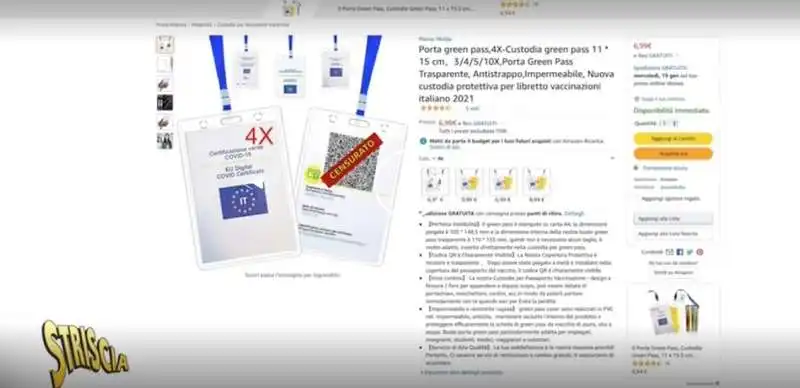 green pass su amazon 2