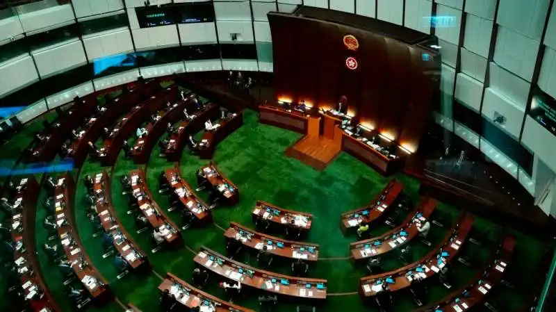 il parlamento di hong kong oggi 