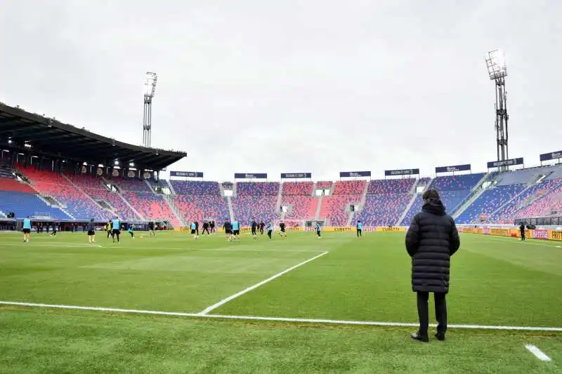 inter prima della partita non disputata contro il bologna 2