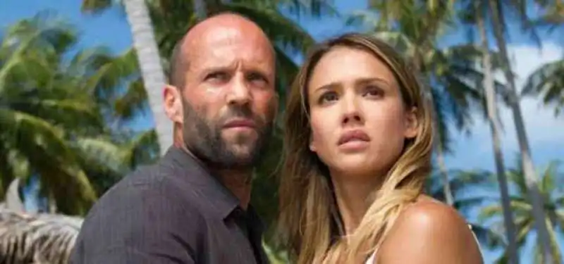 jason statham jessica alba   mechanic  resurrection 