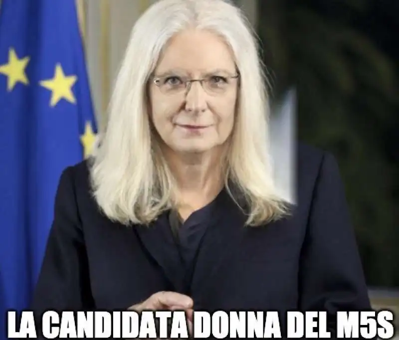 LA CANDIDATA DONNA DEL MOVIMENTO 5 STELLE - MEME 