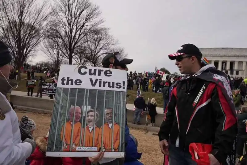 manifestazione no vax a washington 13