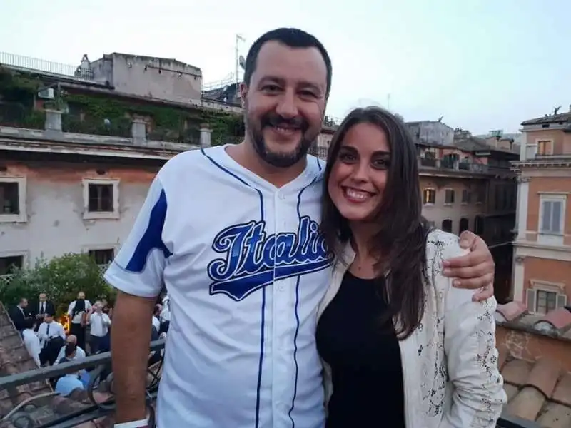 MATTEO SALVINI REBECCA FRASSINI 