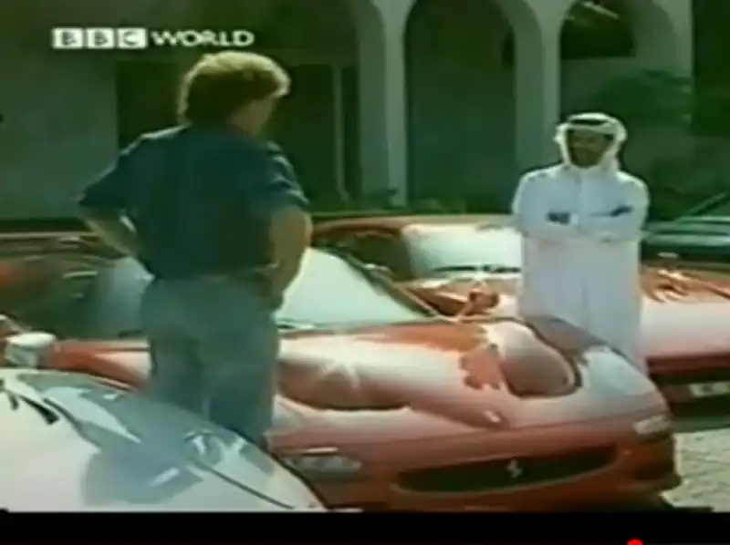 mohammed ben sulayem con la ferrari